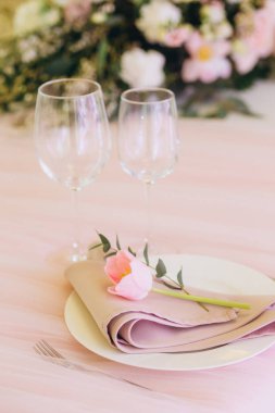 çatal dekor restoran çiçekler iã§in masa stili beyaz