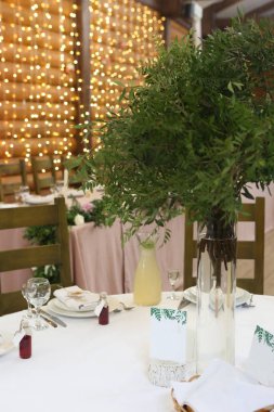 masa ayarı beyaz tatil dekorasyon zarif restoran