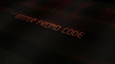 Dijital teknoloji metin - promosyon kodu girin