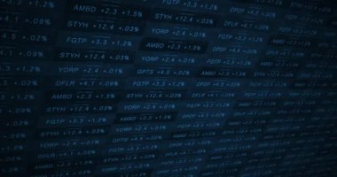 Mavi sinematik artan borsa senedi iyi ekonomi Alt -