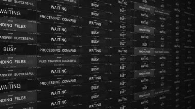 Siyah ve beyaz bilgisayarlı dosya yönetim sistemi Alt ağ -