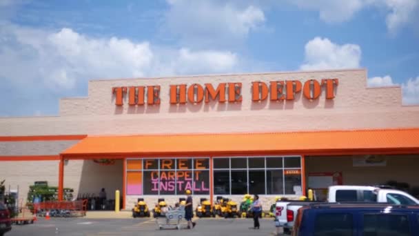 Pitttsburgh Cca Července 2018 Vybudování Záběr Home Depot Uchovávat Pouze — Stock video