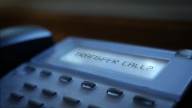 Transfer çağrı iletisi modern iş telefon hattı sistemi