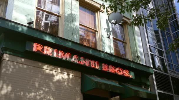 Pittsburgh Circa September 2018 Primanti Restaurant Pittsburgh — Stock Video