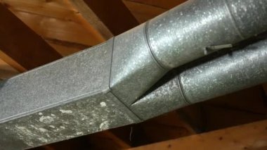 Klima Hvac havalandırma hava bacası - kanal iş - V1 kaydırma