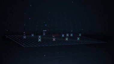 Sel dosyaları online kavramı - korsan bir bilgisayar sunucu üzerinde