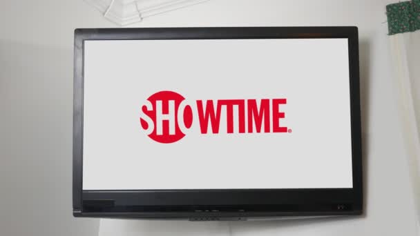 Pittsburgh Circa Octobre 2018 Série Logo Chaîne Télévision Showtime — Video