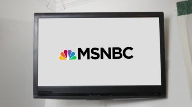 Pittsburgh - 20 Ekim 2018 - yaklaşık Tv kanalı logosu serisi - Msnbc