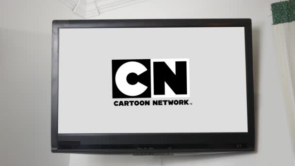 Pittsburgh Circa Ottobre 2018 Serie Channel Logo Cartoon Network — Video Stock