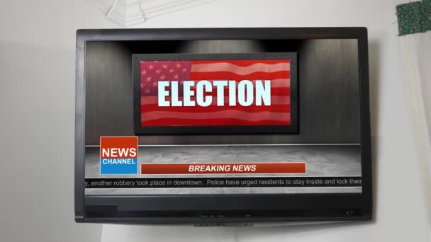 News Broadcast Title Series Elecciones Alt — Vídeos de Stock