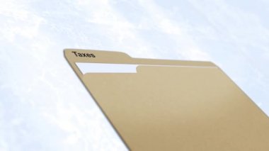 Genel Manila klasör serisi - vergi