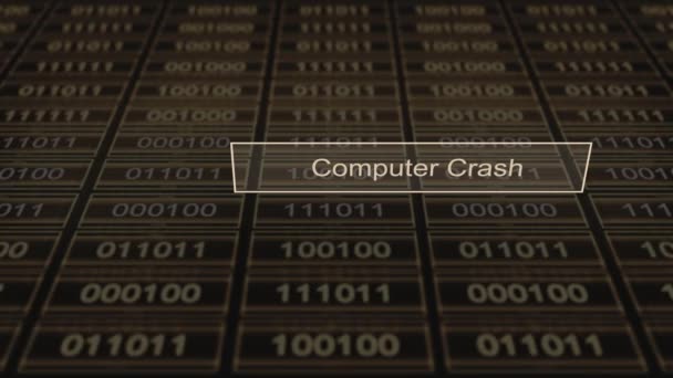 Computer Tab Animationsserie Computer Crash Animation — Stockvideo