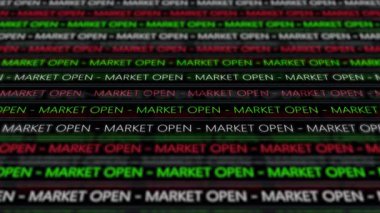 Borsa Fütüristik Ticker - Marcket açık - Açı 1