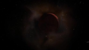 Uzayda Sinematik Mars kamera tavası. Nasa tarafından döşenmiş bu görüntünün elemanları