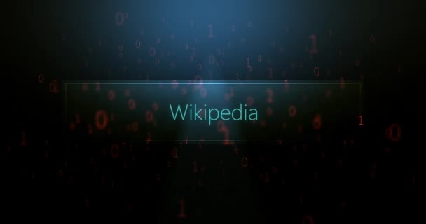 Veri Hlali Web Sitesi Serisi Wikileaks Web Sitesi — Stok video