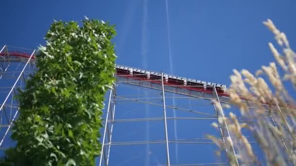 Conducir Largo Del Lago Erie Una Carretera Ohio — Vídeo de stock