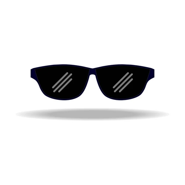 Óculos Sol Ícone Vetorial Simples — Vetor de Stock