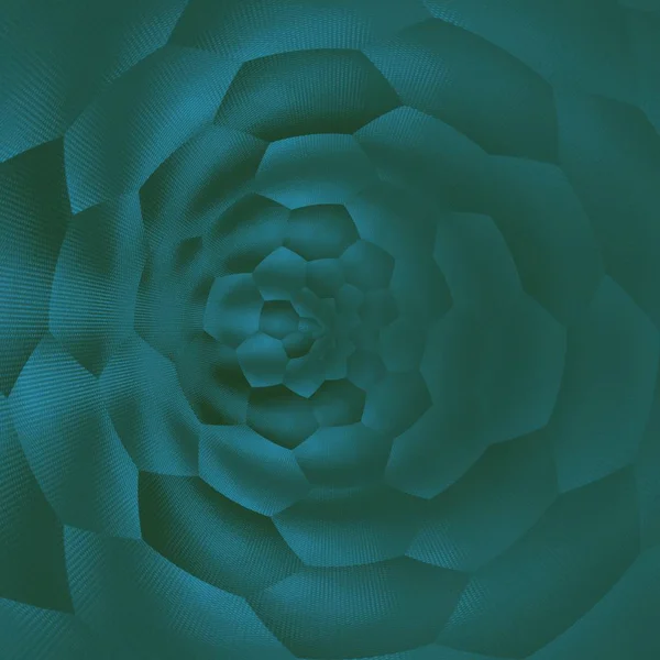 Абстрактная квадратная форма фона. Дизайн калейдоскопа. Зеленый орнамент разных оттенков — стоковое фото