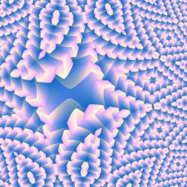 Kaleydoskop biçiminde soyut kare arkaplan. Farklı sosyal ağlarda, web sitelerinde pankartlar, kapaklar için kullanılabilir