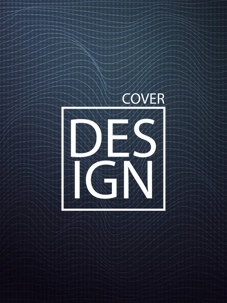 Einfaches Buntes Cover Design Vektorvorlage Für Poster Flyer Banner Oder — Stockvektor