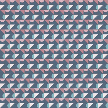 Geometrik elementlerle renksiz desen. Grafik tasarım elementi. Vektör şablonu. Hisse Çizimi