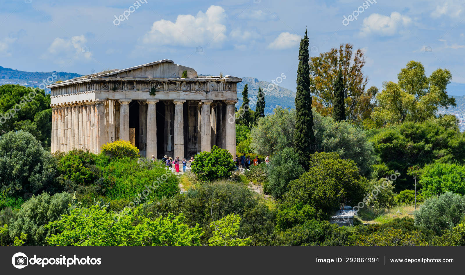 The Temple of Hephaestus in Athens Stock Editorial Photo © draghicich