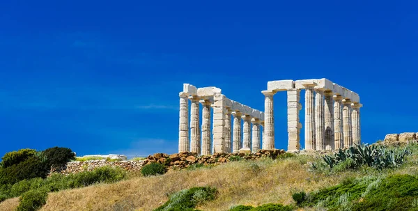 Мис Sounion в Греції — стокове фото