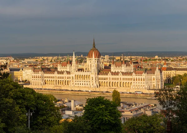 Parlamentsgebäude in Budapest Stockbild