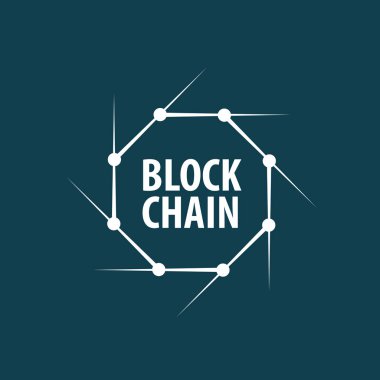 Vektör logo blockchain