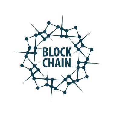 Vektör logo blockchain