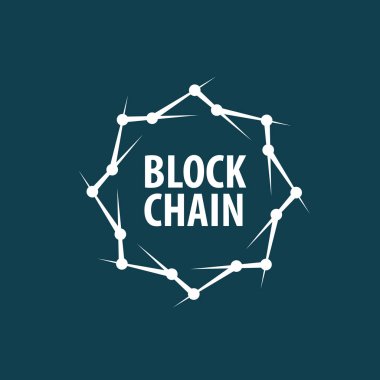 Vektör logo blockchain