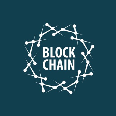 Vektör logo blockchain