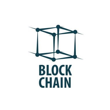 Vektör logo blockchain