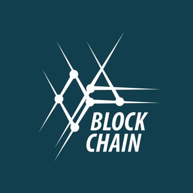 Vektör logo blockchain