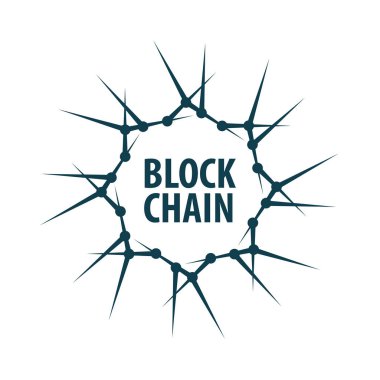Vektör logo blockchain