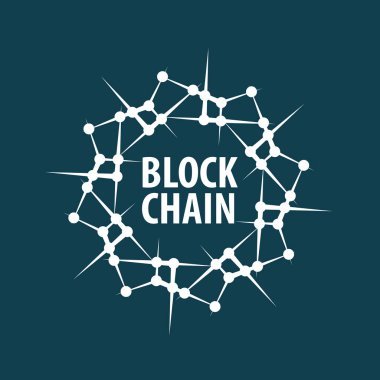 Vektör logo blockchain