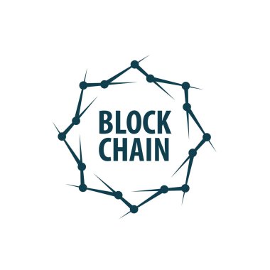 Vektör logo blockchain