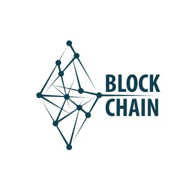 Vektör logo blockchain