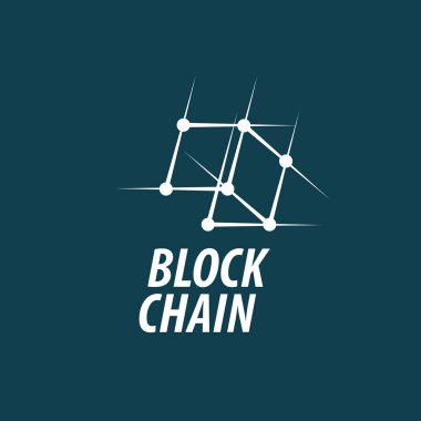 Vektör logo blockchain