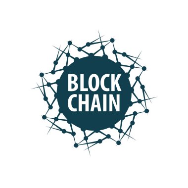 Vektör logo blockchain