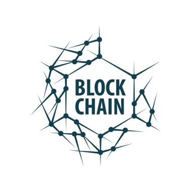 Vektör logo blockchain