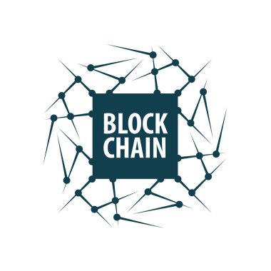 Vektör logo blockchain