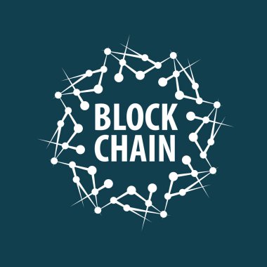 Vektör logo blockchain