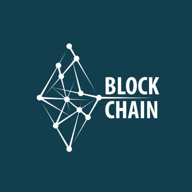 Vektör logo blockchain