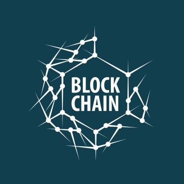 Vektör logo blockchain