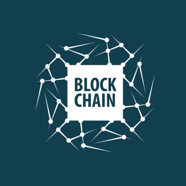 Vektör logo blockchain