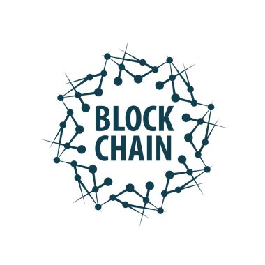 Vektör logo blockchain