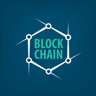 Vektör logo blockchain