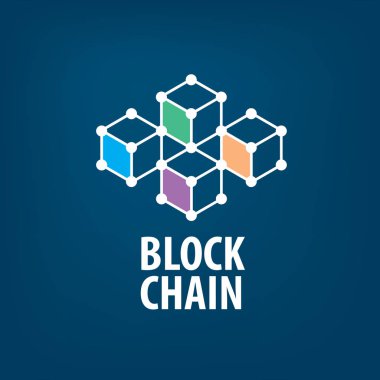 Vektör logo blockchain