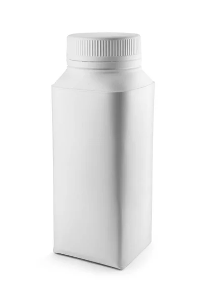 White plastic bottle — Stock Photo, Image